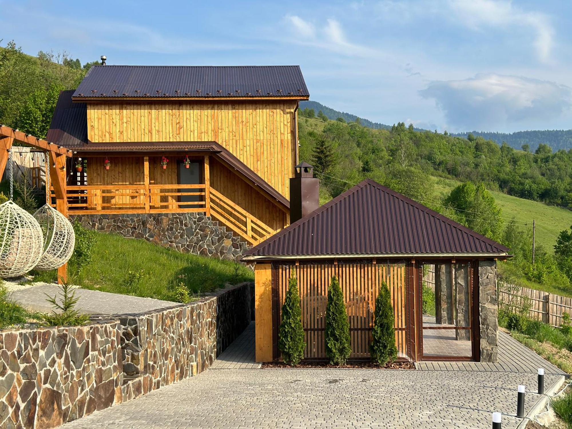 Садиба Трембіта З Сауною Та Чаном Rakhiv Exterior photo